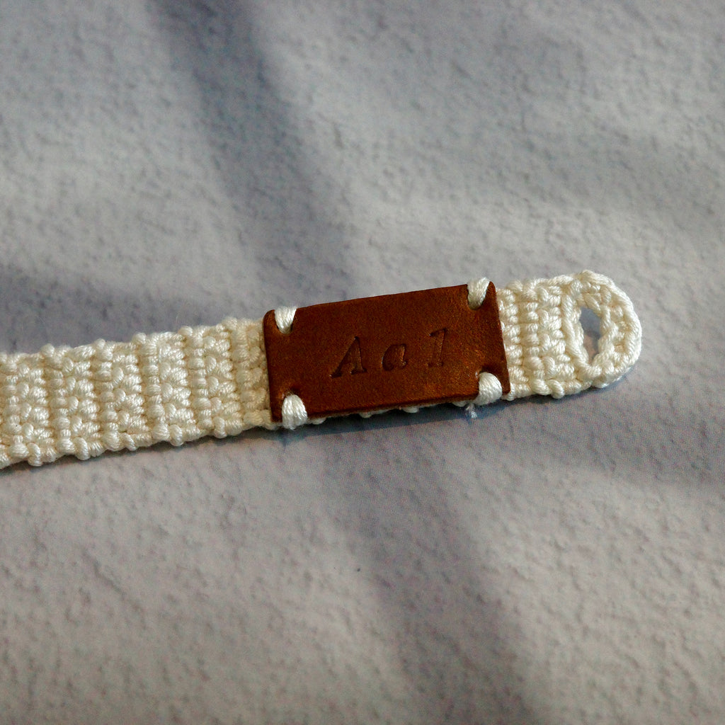 DIY Cat Collar Crochet Kit | 100% Mulberry Silk & Hypoallergenic Stainless Steel | Custom Buttero Leather Tag Gift Set