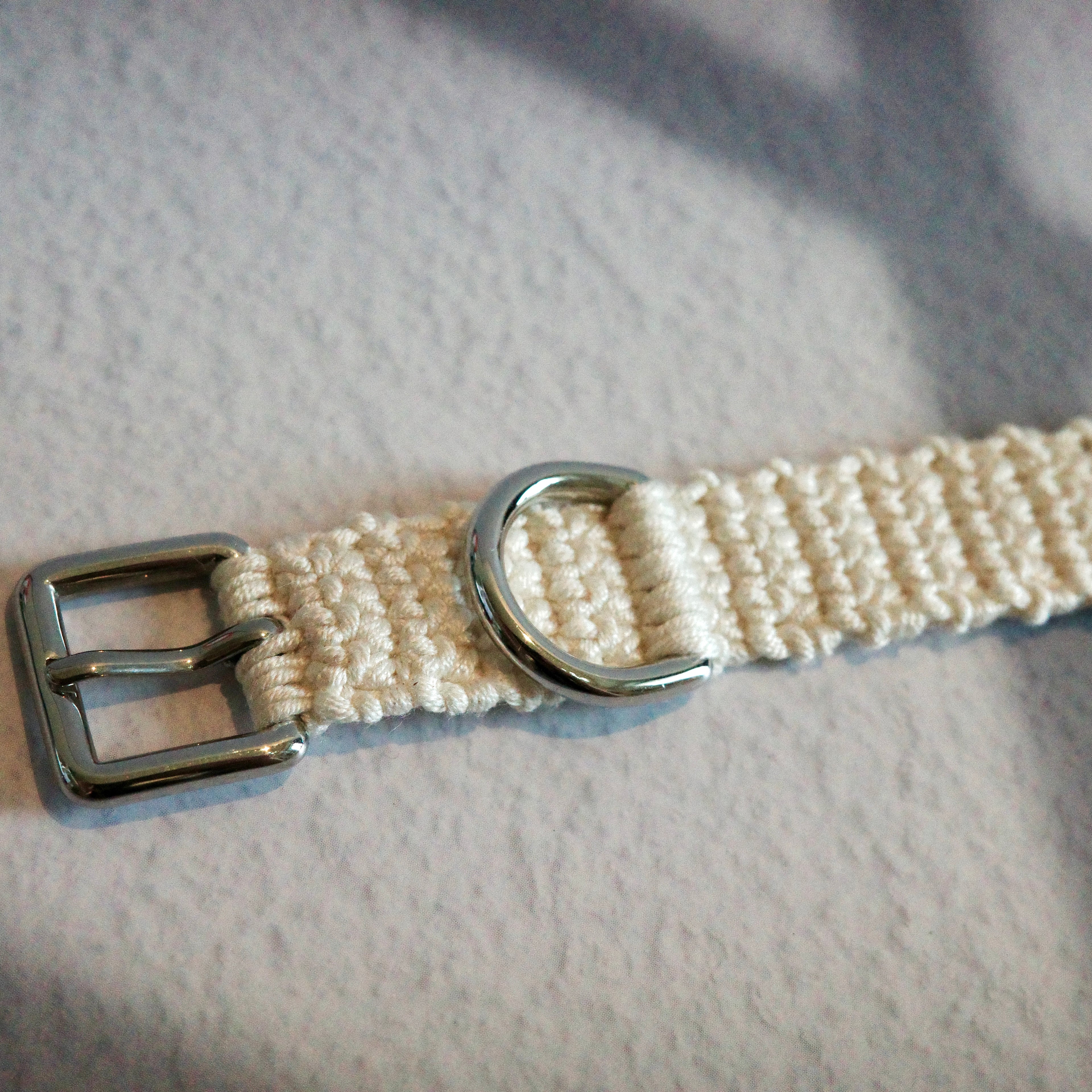 DIY Cat Collar Crochet Kit | 100% Mulberry Silk & Hypoallergenic Stainless Steel | Custom Buttero Leather Tag Gift Set