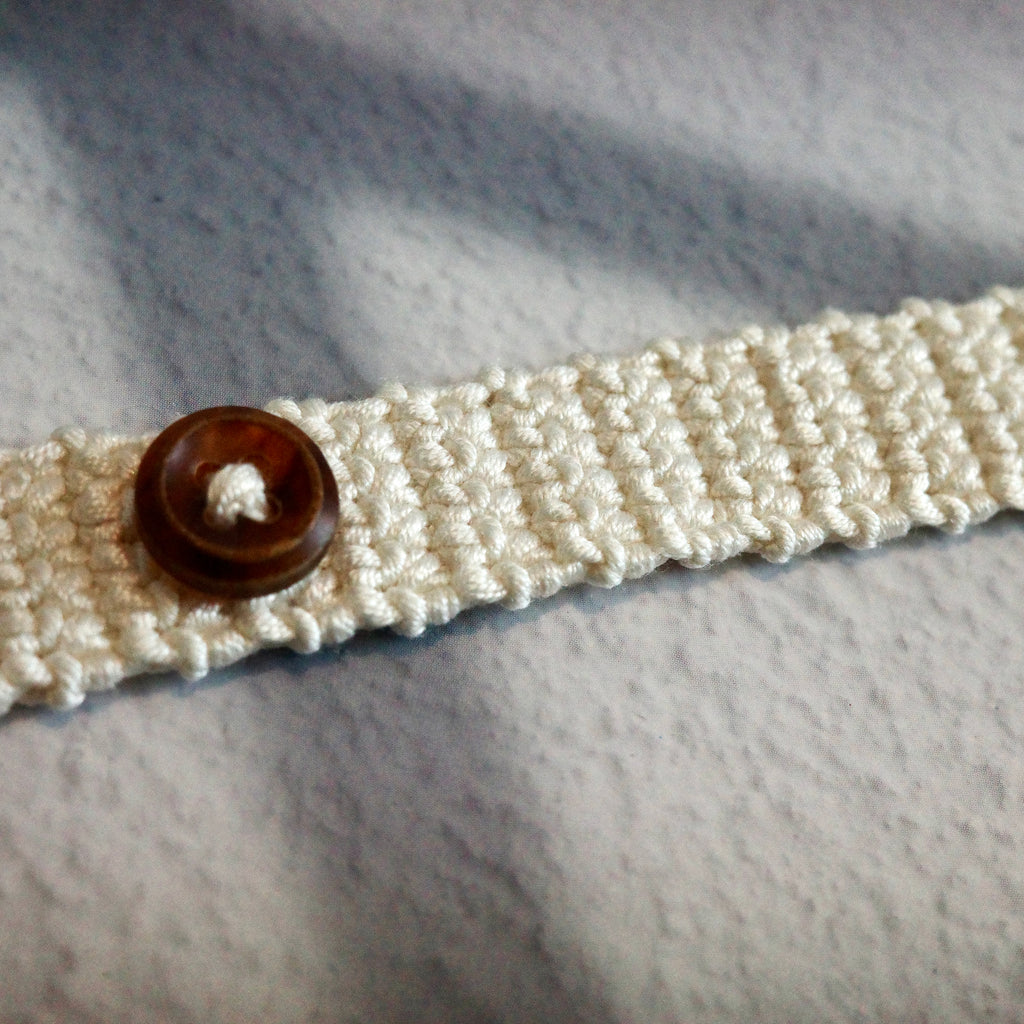 DIY Cat Collar Crochet Kit | 100% Mulberry Silk & Hypoallergenic Stainless Steel | Custom Buttero Leather Tag Gift Set