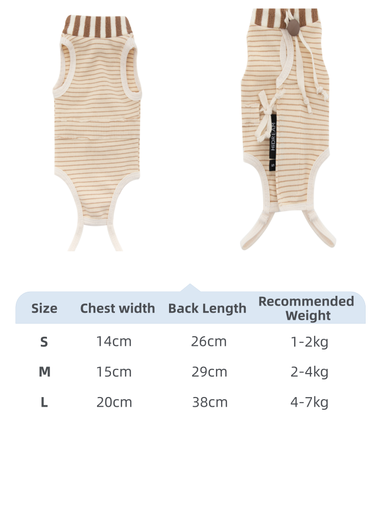 HiDREAM-CAT CLOTHES AFTER STERILIZATION
